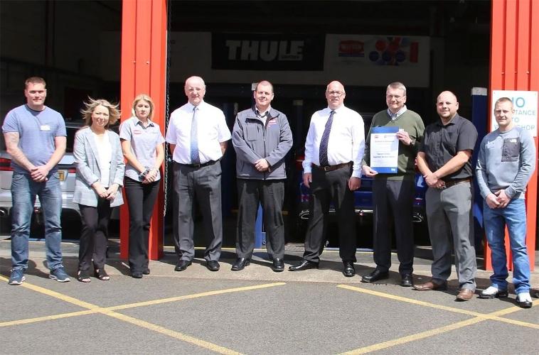 Approved Towbar Service Centre Towcraft Ltd are the 1st Witter/Westfalia Approved Service Centre in the West Midlands area.
This accolade was awarded to us with a presentation on the 17th May 2018.