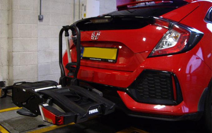 Cycle Carrier fitted to Hyundai car