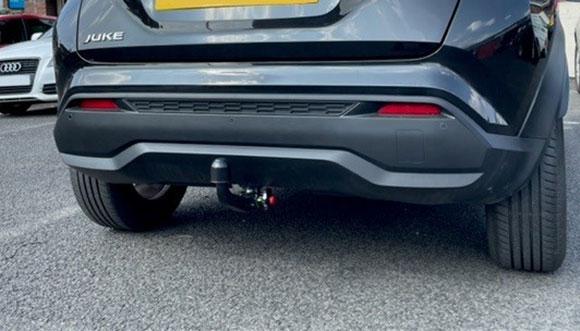 Fixed towbar on Nissan JUKE